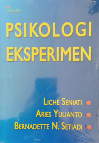 Image of PSIKOLOGI EKSPERIMEN