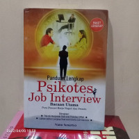 Image of PANDUAN LENGKAP PSIKOTES  DAN JOB INTERVIEW