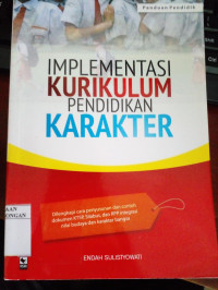 Image of IMPLEMENTASI KURIKULUM PENDIDIKAN KARAKTER